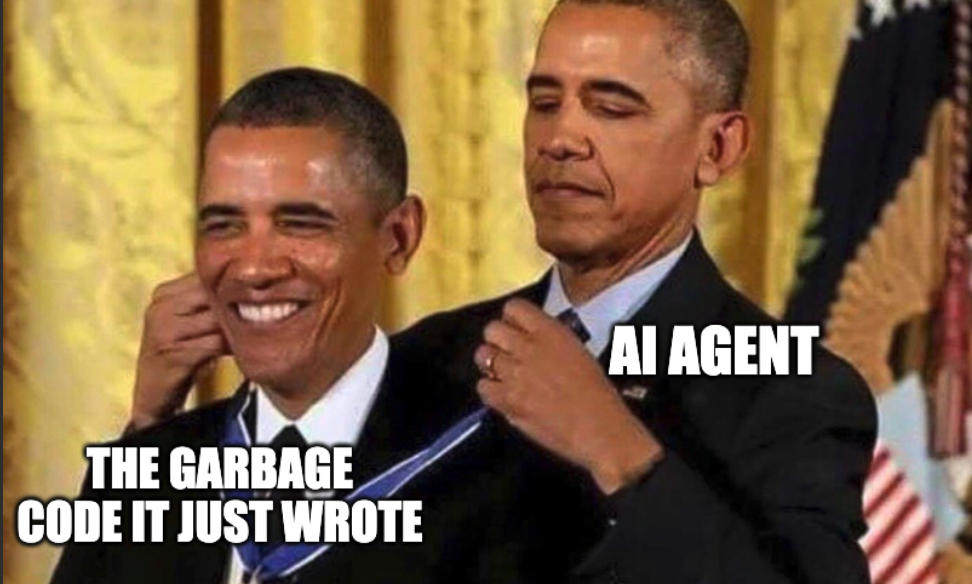 AI agent awarding its own garbage code a medal